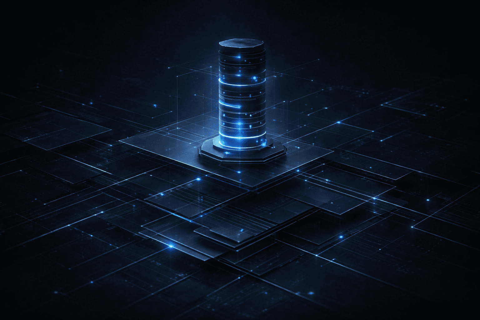 Architectural visual representing the Decision Operating System as a structured operating layer